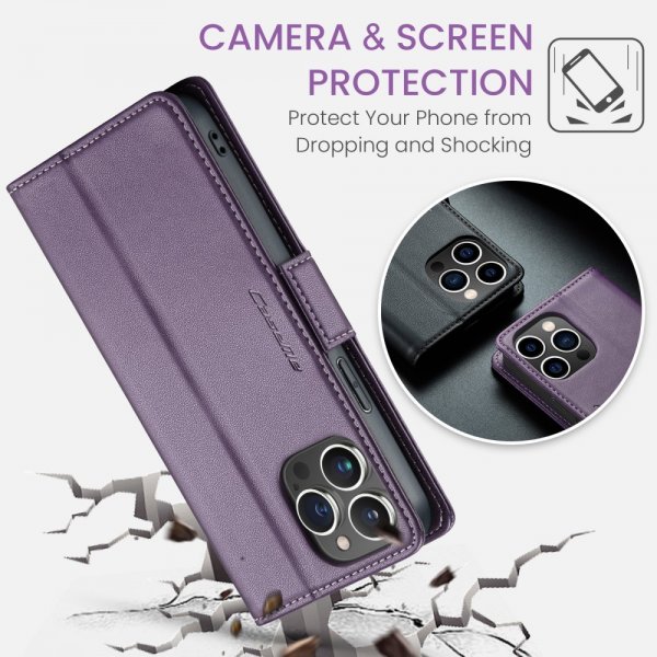 CaseMe iPhone 16 Pro Max Cover 023 Series Lilla