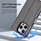 Dux Ducis iPhone 16 Pro Max Etui 2-i-1 Lawa Series MagSafe Grå