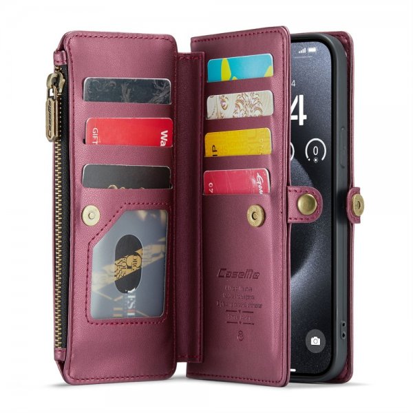 CaseMe iPhone 16 Pro Max Cover C36 Series Rød