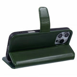Nordic Covers iPhone 16 Pro Max Etui Essential Læder Juniper Green