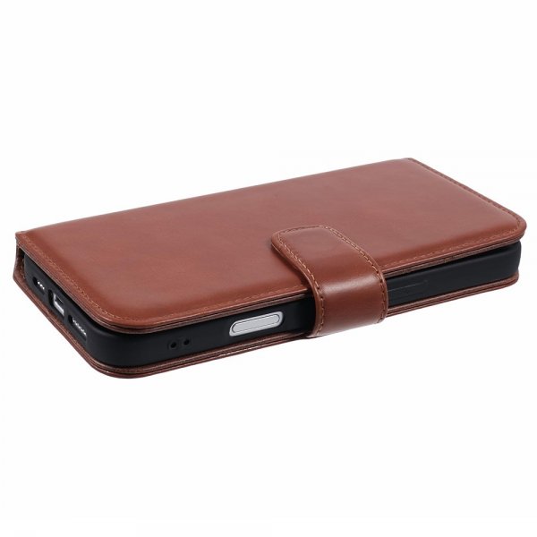 Nordic Covers iPhone 16 Pro Max Essential Læder Cover Maple Brown