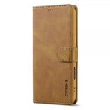 Lc.Imeeke iPhone 16 Pro Max Etui med Kortlomme Standerfunktion Lysebrun