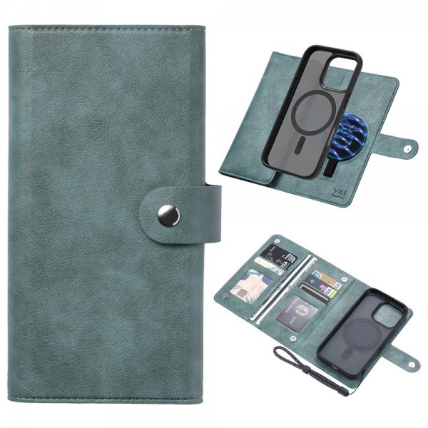 VILI iPhone 16 Pro Max Cover med Aftageligt Cover GV Series MagSafe Grøn