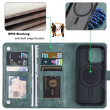 VILI iPhone 16 Pro Max Cover med Aftageligt Cover GV Series MagSafe Grøn