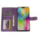 Lc.Imeeke iPhone 16 Pro Max Etui med Aftageligt Cover L2 Series MagSafe Lilla