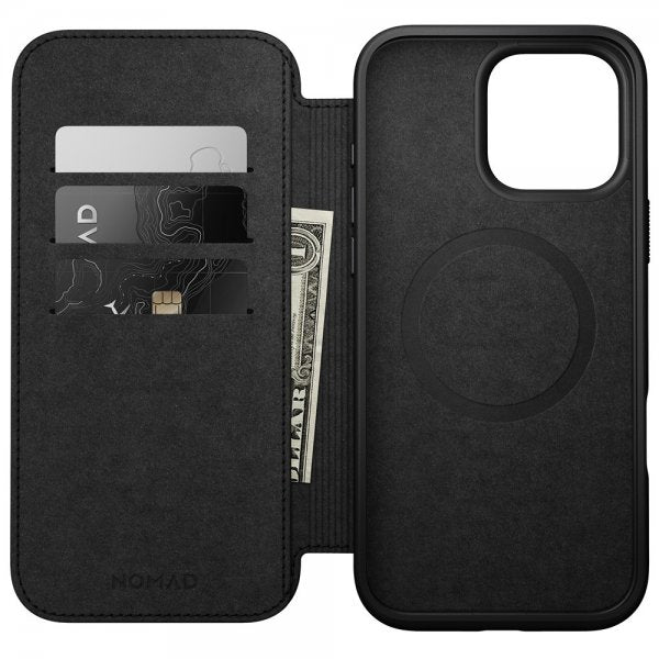 Nomad iPhone 16 Pro Max Modern Leather Folio Sort