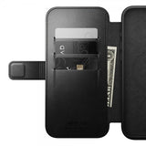 Nomad iPhone 16 Pro Max Cover Modern Læder Folio Horween Sort