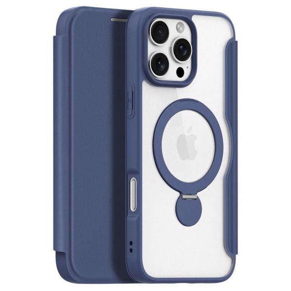 Dux Ducis iPhone 16 Pro Max Cover Skin X Pro Series Kickstand MagSafe Blå