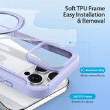 Dux Ducis iPhone 16 Pro Max Cover Skin X Pro Series Kickstand MagSafe Lilla