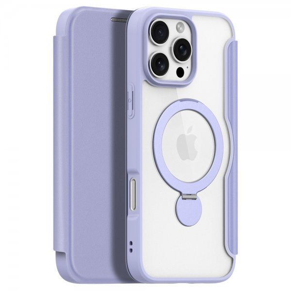 Dux Ducis iPhone 16 Pro Max Cover Skin X Pro Series Kickstand MagSafe Lilla