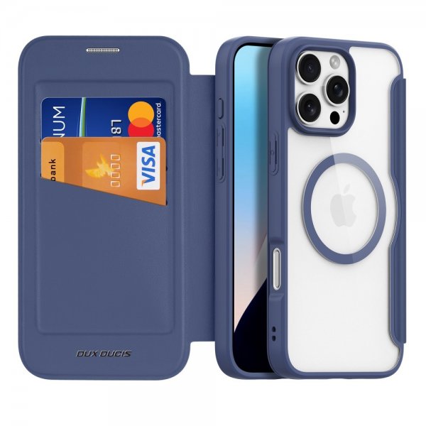 Dux Ducis iPhone 16 Pro Max Cover Skin X Pro Series MagSafe Blå