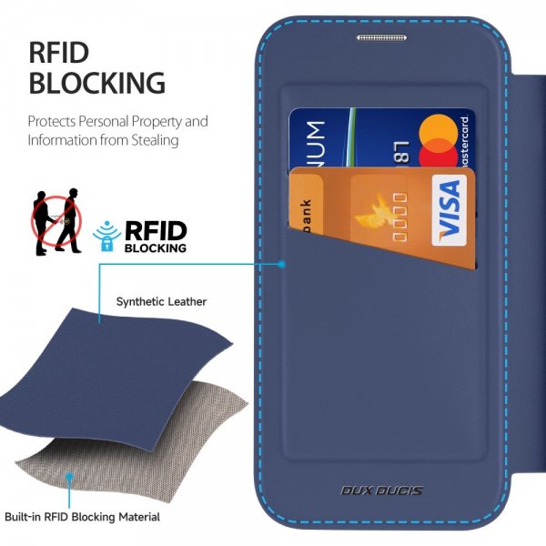 Dux Ducis iPhone 16 Pro Max Cover Skin X Pro Series MagSafe Blå