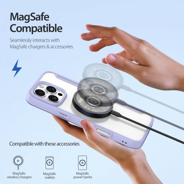 Dux Ducis iPhone 16 Pro Max Cover Skin X Pro Series MagSafe Lilla