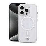 Rvelon iPhone 16 Pro Max Cover Bølget MagSafe Transparent