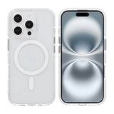iPhone 16 Pro Max Cover Stødsikkert MagSafe Hvid
