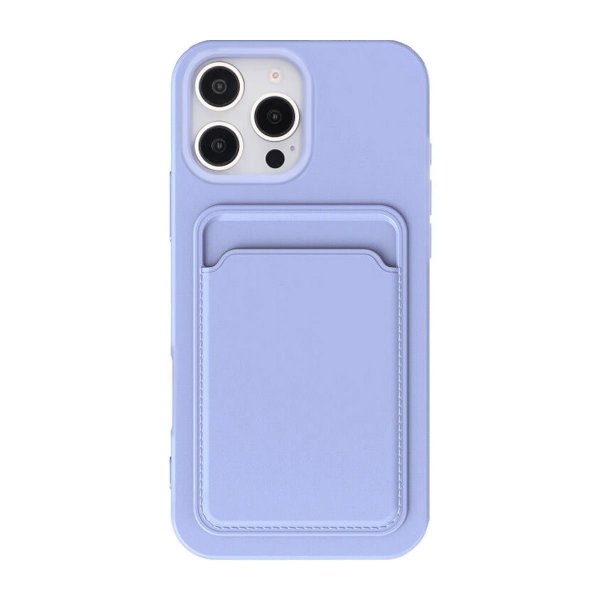 iPhone 16 Pro Max Cover Kortholder Lilla