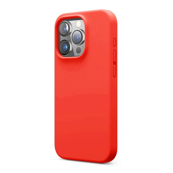 Rvelon iPhone 16 Pro Max Cover Silikone Rød