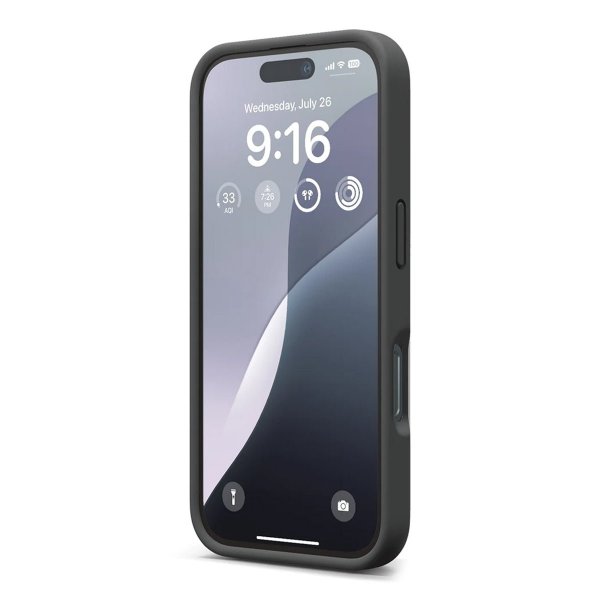 Rvelon iPhone 16 Pro Max Cover Silikone Sort
