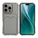 iPhone 16 Pro Max Cover Kortholder Stødsikker Sort