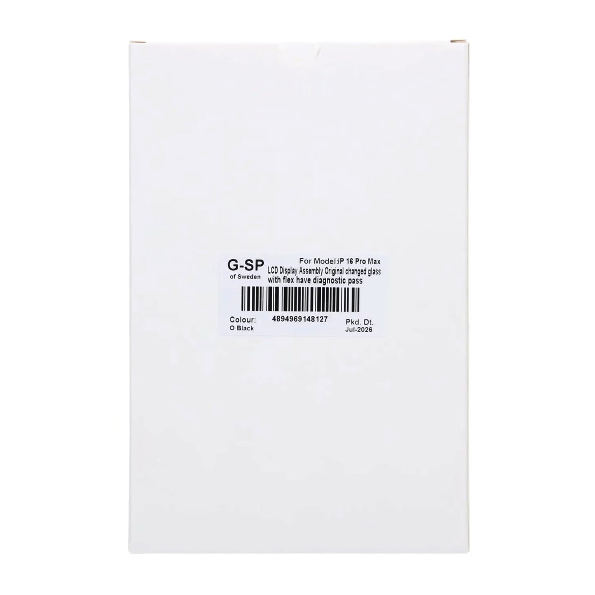 iPhone 16 Pro Max OLED-skærm Original Assembly - Diagnostik godkendt