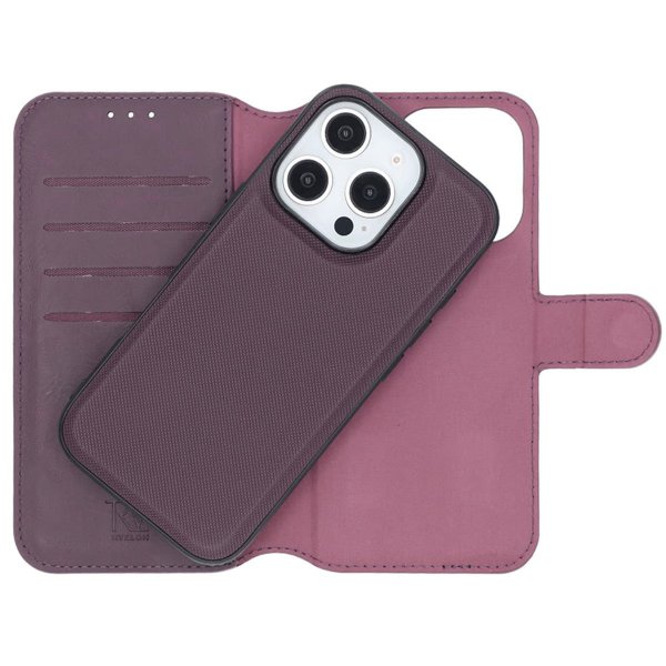 Rvelon iPhone 16 Pro Max Cover Magnetisk Aftagelig Skal Lilla
