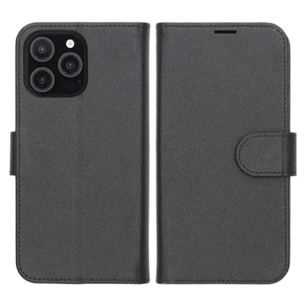 iPhone 16 Pro Max Etui med Støtteben Sort
