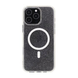 Rvelon iPhone 16 Pro Max Cover Glitter MagSafe Hvid