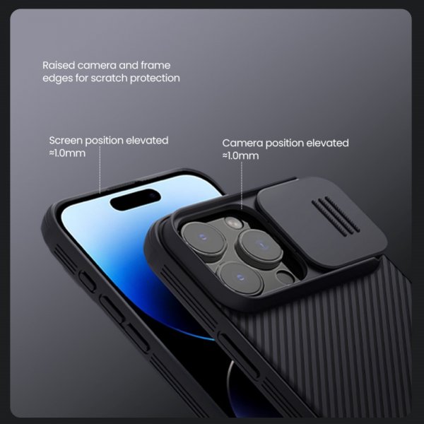Nillkin iPhone 16 Pro Max Cover CamShield Pro MagSafe Sort