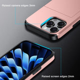 iPhone 16 Pro Max Cover Card Slide Blå