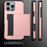 iPhone 16 Pro Max Cover Card Slide Blå