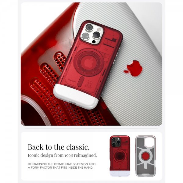 Spigen iPhone 16 Pro Max Cover Classic C1 MagFit Ruby