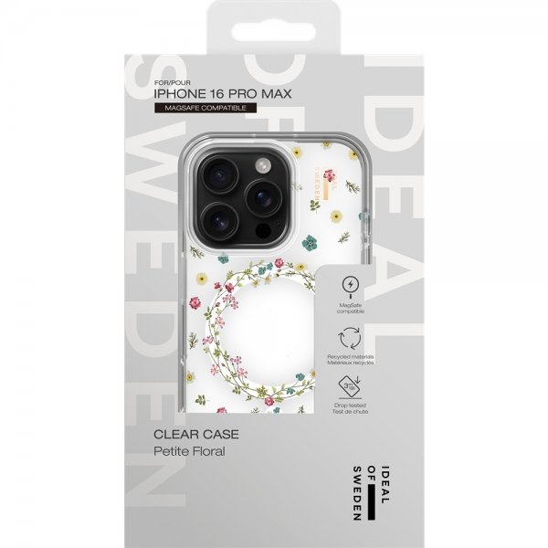 Ideal of Sweden iPhone 16 Pro Max Cover Clear Case MagSafe Petite Floral