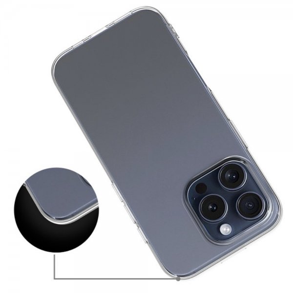 Nordic Covers iPhone 16 Pro Max Cover Feather Series Transparent