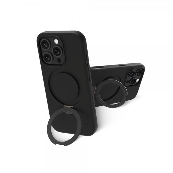 dbramante1928 iPhone 16 Pro Max Cover Iceland Ultra D3O MagSafe Kickstand Sort