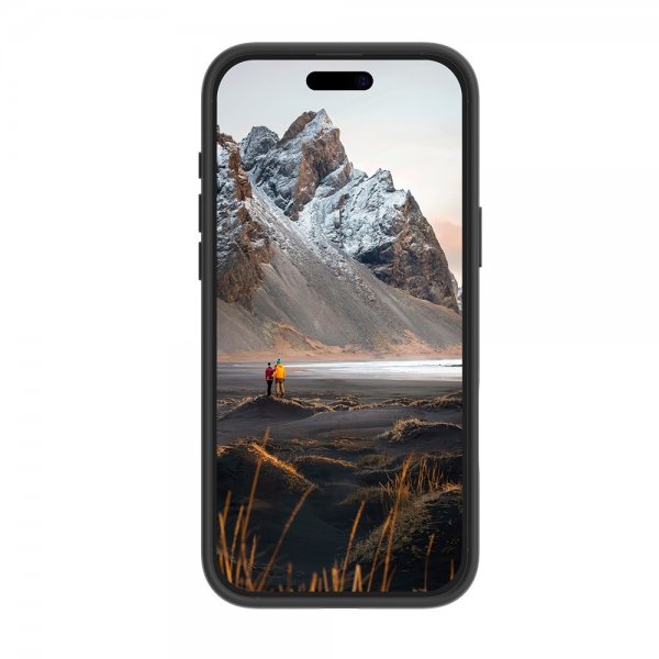 dbramante1928 iPhone 16 Pro Max Cover Iceland Ultra D3O MagSafe Kickstand Sort