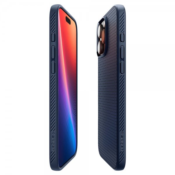 Spigen iPhone 16 Pro Max Cover Liquid Air Navy Blue