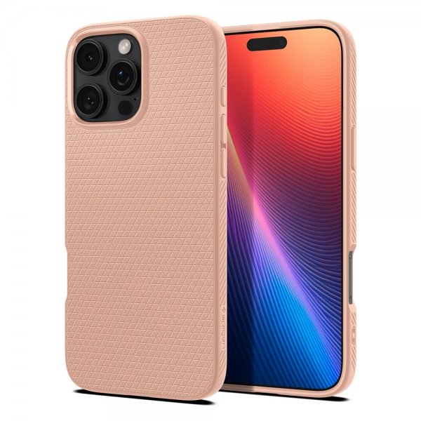 Spigen iPhone 16 Pro Max Cover Liquid Air Rose Titanium