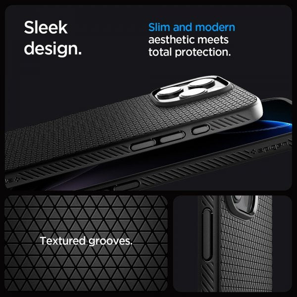 Spigen iPhone 16 Pro Max Cover Liquid Air T MagFit Mat Sort