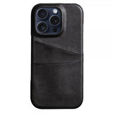 iPhone 16 Pro Max Cover med to Kortlommer Sort