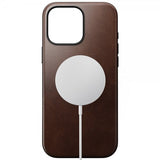Nomad iPhone 16 Pro Max Cover Modern Leather Case Horween Rustic Brown