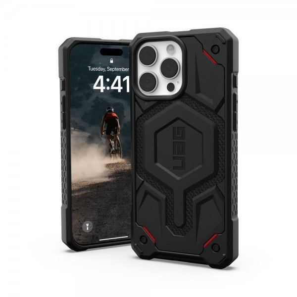 Urban Armor Gear (UAG) iPhone 16 Pro Max Cover Monarch Pro Kevlar MagSafe Sort