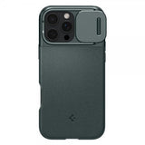 Spigen iPhone 16 Pro Max Cover Optik Armor MagFit Abyss Green