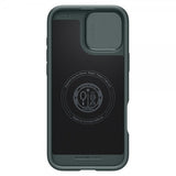 Spigen iPhone 16 Pro Max Cover Optik Armor MagFit Abyss Green