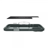 Spigen iPhone 16 Pro Max Cover Optik Armor MagFit Abyss Green