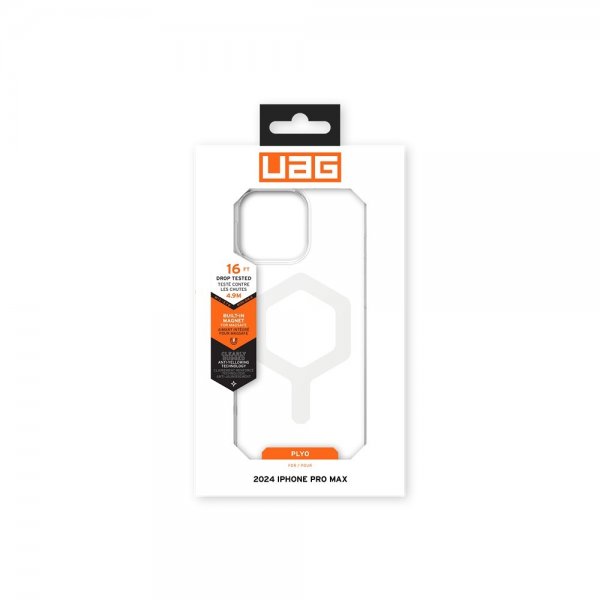 Urban Armor Gear (UAG) iPhone 16 Pro Max Cover Plyo MagSafe Hvid