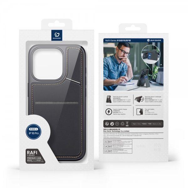 Dux Ducis iPhone 16 Pro Max Cover Rafi II Series MagSafe Sort