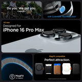 Spigen iPhone 16 Pro Max Cover Rugged Armor MagFit Grå