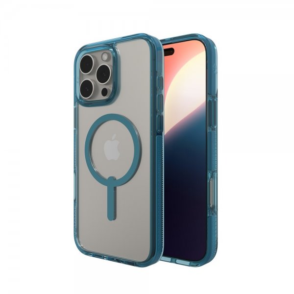 ZAGG iPhone 16 Pro Max Cover Santa Cruz Snap Retro Blue