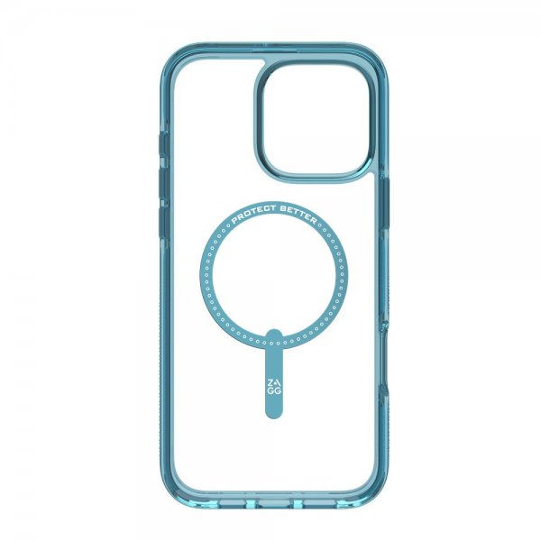 ZAGG iPhone 16 Pro Max Cover Santa Cruz Snap Retro Blue