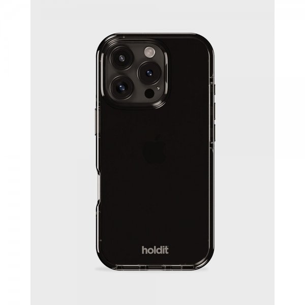 holdit iPhone 16 Pro Max Cover Seethru Sort
